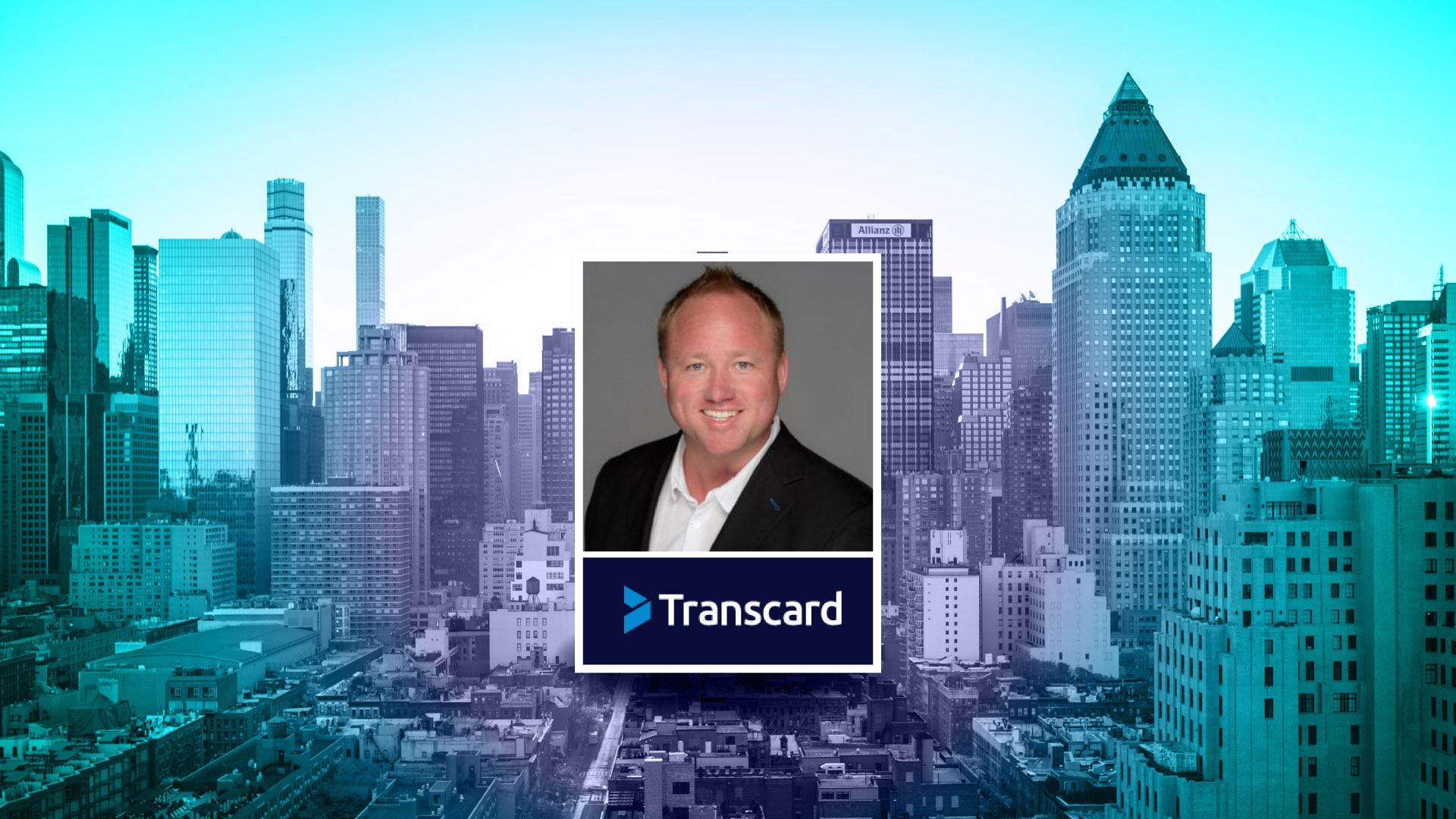 Transcard Promotional image with CEO Chris Fuller